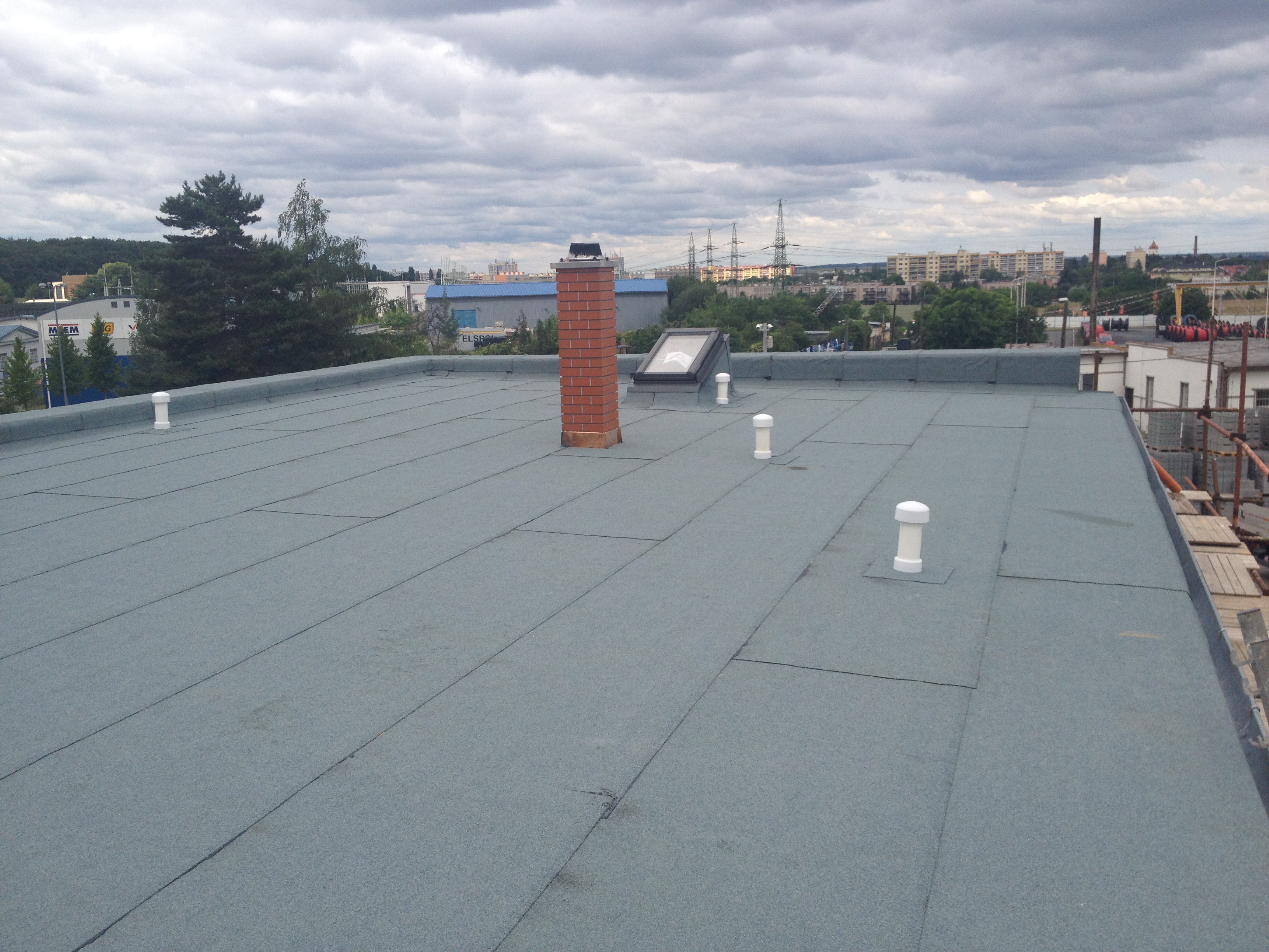 Hydroizolace střechy madifikovaný pás